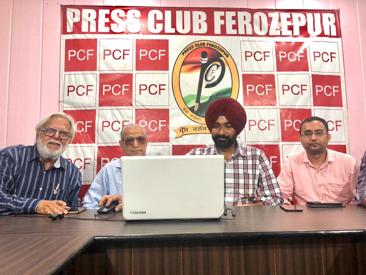 Malkiat Singh President, Press Club launches ‘Citizenz Voice’ News portal and News Channel by Subhash Kakkar, Journalist