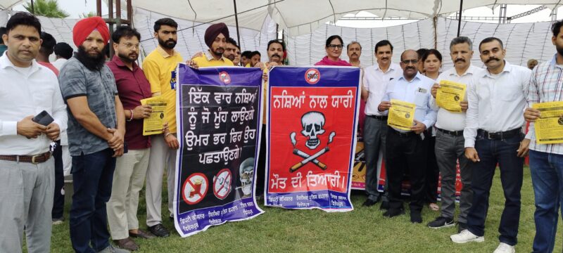 ਪਿੰਡਾ ਦਾ ਪਹਿਰੇਦਾਰ ਸਮਾਗਮ ਦੌਰਾਨ ਸਿਹਤ ਵਿਭਾਗ ਵਲੋਂ ਲਗਾਈ ਗਈ ਜਾਗਰੂਕਤਾ ਸਟਾਲ 