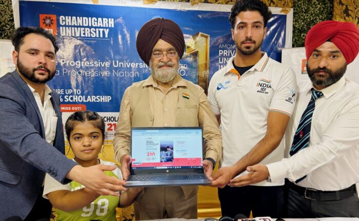 ਚੰਡੀਗੜ੍ਹ ਯੂਨੀਵਰਸਿਟੀ ਨੇ ਸੀਯੂਸੀਈਟੀ-2025 ਰਾਹੀਂ 210 ਕਰੋੜ ਰੁਪਏ ਦਾ ਸਕਾਲਰਸ਼ਿਪ ਪ੍ਰੋਗਰਾਮ ਕੀਤਾ ਸ਼ੁਰੂ