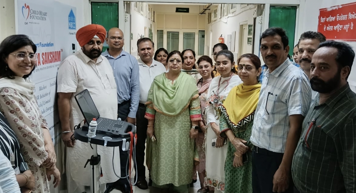 ਵਿਧਾਇਕ ਰਣਬੀਰ ਸਿੰਘ ਭੁੱਲਰ ਵੱਲੋਂ ਸਿਵਲ ਹਸਪਤਾਲ਼ ਵਿਖੇ ਬਾਲ ਰੋਗ ਕਾਰਡੀਅਕ ਮਸ਼ੀਨ ਦਾ ਉਦਘਾਟਨ