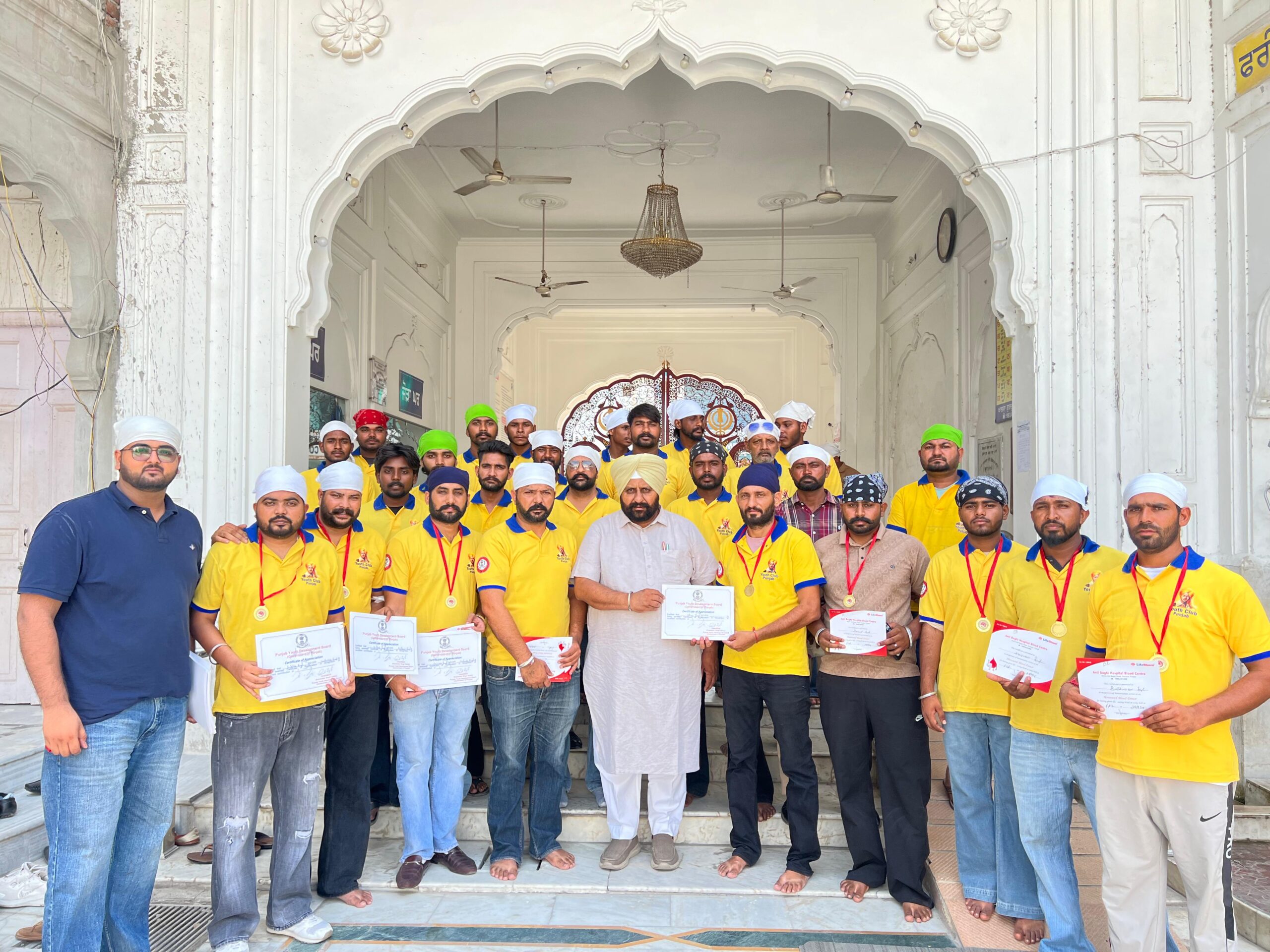 ਭਗਤ ਸਿੰਘ ਜੀ ਦੇ ਜਨਮ ਦਿਹਾੜੇ ਨੂੰ ਸਮਰਪਿਤ  ਲਗਾਇਆ ਗਿਆ ਖੂਨਦਾਨ ਕੈਂਪ 