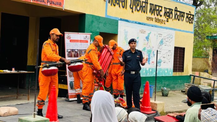 ਐਨ.ਡੀ.ਆਰ.ਐਫ਼ ਵੱਲੋਂ ਫ਼ਿਰੋਜ਼ਪੁਰ ਵਿੱਚ ਕਮਿਊਨਿਟੀ ਜਾਗਰੂਕਤਾ ਪ੍ਰੋਗਰਾਮ ਆਯੋਜਿਤ