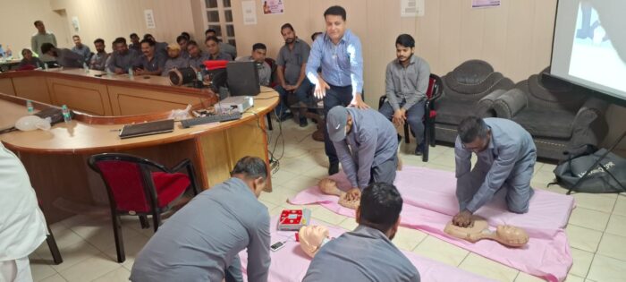 फिरोजपुर मंडल में सी.पी.आर. प्रशिक्षण सत्र का आयोजन