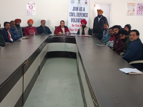 ਸਿਵਲ ਡਿਫੈਂਸ ਵਲੰਟੀਅਰਜ਼ ਦੇ ਲਗਾਏ ਜਾਣਗੇ ਟਰੇਨਿੰਗ ਕੈਂਪ