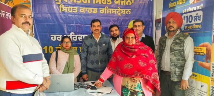 ਲੋਕਾਂ ਦੇ ਦੱਸ ਲੱਖ ਦੇ ਮੁਫਤ ਬਣਨਗੇ ਬੀਮਾ ਕਾਰਡ: ਡਾ ਰਾਜੀਵ ਪਰਾਸ਼ਰ