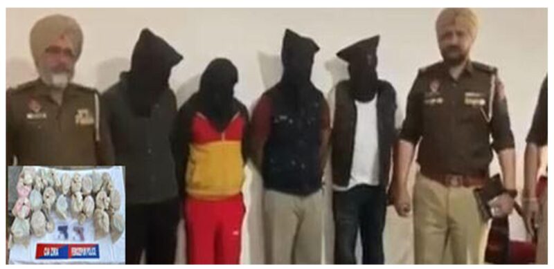 ਪੰਜਾਬ ਪੁਲਿਸ ਦਾ ਨਸ਼ਿਆਂ ਖ਼ਿਲਾਫ਼ ਸਖ਼ਤ ਐਕਸ਼ਨ, ਫਿਰੋਜ਼ਪੁਰ ‘ਚ 4 ਨਸ਼ਾ ਤਸਕਰ ਕਾਬੂ