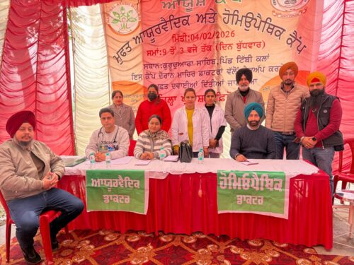 512 ਮਰੀਜ਼ਾਂ ਦੀ ਜਾਂਚ ਕੀਤੀ ਗਈ ਤੇ ਫ੍ਰੀ ਸ਼ੂਗਰ ਟੈਸਟ ਕੀਤੇ ਗਏ ਅਤੇ ਮੁਫ਼ਤ ਦਵਾਈਆਂ ਵੰਡੀਆਂ