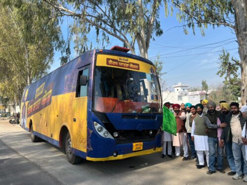 ਵਿਧਾਇਕ ਰਣਬੀਰ ਭੁੱਲਰ ਵੱਲੋਂ ਮੁੱਖ ਮੰਤਰੀ ਤੀਰਥ ਯਾਤਰਾ ਯੋਜਨਾ ਤਹਿਤ ਅੰਮ੍ਰਿਤਸਰ ਨੂੰ ਚੌਥੀ ਬੱਸ ਰਵਾਨਾ