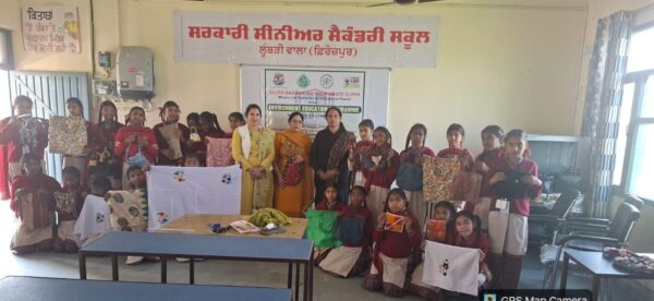 ਸਰਕਾਰੀ ਸੀਨੀਅਰ ਸੈਕੰਡਰੀ ਸਮਾਰਟ ਸਕੂਲ ਲੂੰਬੜੀ ਵਾਲਾ ਵਿੱਚ “ਬੈਸਟ ਆਊਟ ਆਫ ਵੇਸਟ” ਵਰਕਸ਼ਾਪ ਆਯੋਜਿਤ