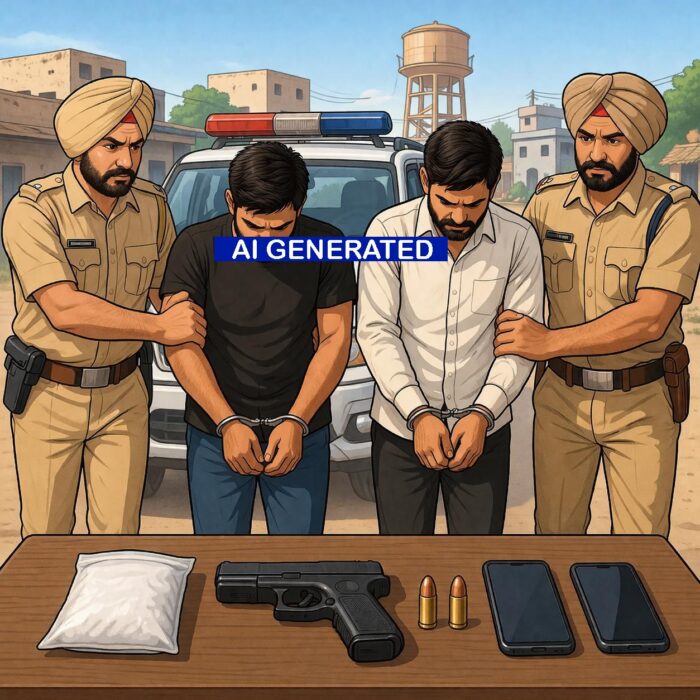 ਫਿਰੋਜ਼ਪੁਰ ਦੇ ਮੱਖੂ ਵਿੱਚ ਨਸ਼ਾ ਤਸਕਰ ਗ੍ਰਿਫ਼ਤਾਰ,  ਪਿਸਤੌਲ ਗਲੋਕ ਤੇ ਹੈਰੋਇਨ ਬਰਾਮਦ