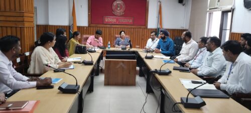 ਸਕੱਤਰ ਓ.ਆਈ.ਡੀ.ਬੀ. ਵਰਸ਼ਾ ਸਿਨਹਾ ਵੱਲੋਂ ਪੀ.ਐੱਮ. ਸ਼੍ਰੀ ਸਕੂਲਾਂ ‘ਚ ਚੱਲ ਰਹੇ ਵਿਕਾਸ ਕੰਮਾਂ ਦੀ ਪ੍ਰਗਤੀ ਸਬੰਧੀ ਵਿਸ਼ੇਸ਼ ਮੀਟਿੰਗ