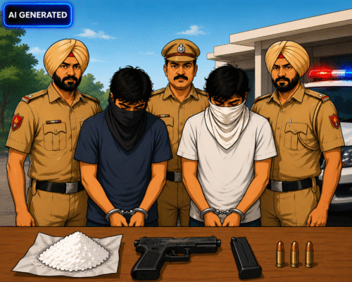 ਨਸ਼ਾ ਤਸਕਰ ਕਾਬੂ, 220 ਗ੍ਰਾਮ ਹੈਰੋਇਨ ਅਤੇ ਨਜਾਇਜ਼ ਪਿਸਟਲ ਬਰਾਮਦ