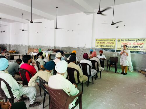 ਪੀ.ਏ.ਯੂ. ਕੇ.ਵੀ.ਕੇ. ਫਿਰੋਜ਼ਪੁਰ ਵੱਲੋਂ ਪਿੰਡ ਲੱਲੇ ਵਿਖੇ ‘ਖੇਤ ਬਚਾਓ ਅਭਿਆਨ’ ਤਹਿਤ ਸਰਪੰਚ ਸੰਮੇਲਨ ਦਾ ਆਯੋਜਨ