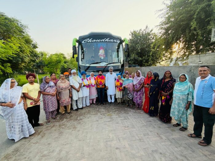 ਵਿਧਾਇਕ ਰਜਨੀਸ਼ ਦਹੀਯਾ ਨੇ ਪਿੰਡ ਪਿਆਰੇਆਣਾ ਤੋਂ ਤੀਰਥ ਯਾਤਰਾ ਤਹਿਤ ਹਰਿਦੁਆਰ–ਰਿਸ਼ੀਕੇਸ਼ ਲਈ ਬੱਸ ਕੀਤੀ ਰਵਾਨਾ