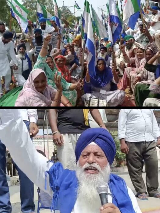 ਮੱਲਾਂਵਾਲਾ ਰੇਲਵੇ ਟਰੈਕ ’ਤੇ ਕਿਸਾਨਾਂ-ਮਜ਼ਦੂਰਾਂ ਦਾ ਅਣਮਿੱਥੇ ਸਮੇਂ ਲਈ ਧਰਨਾ ਸ਼ੁਰੂ